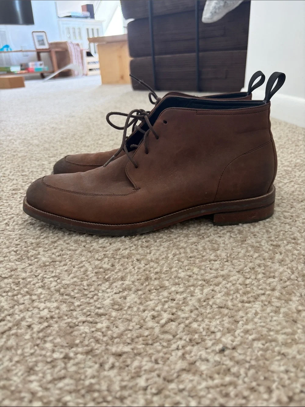 Cole Haan Men's Waterproof Brown Chukka Boots